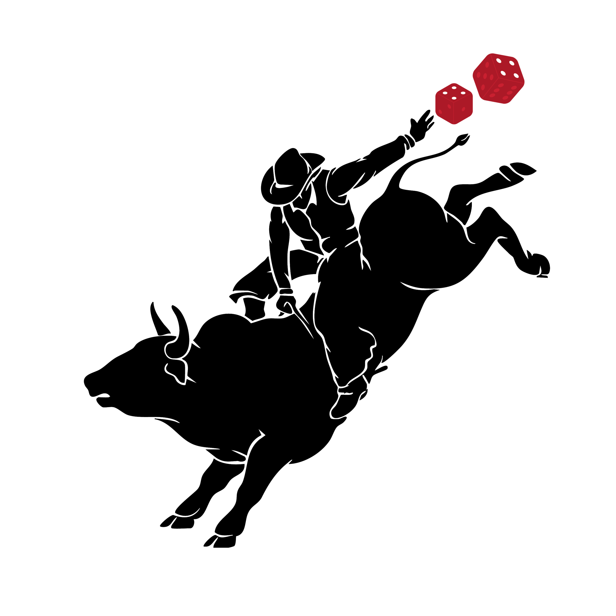 hard 8 jerky ALL LOGOS_BULL RIDER WITH DICE 11